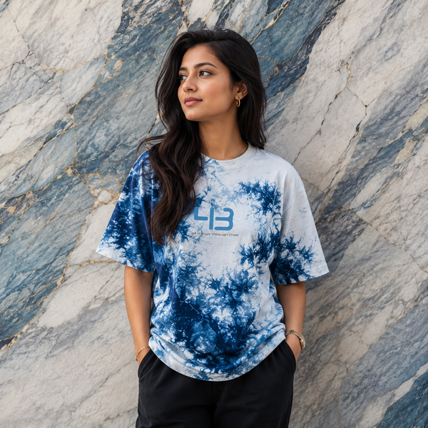 Branded Oversized tie-dye t-shirt - 413